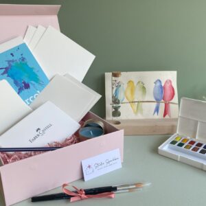 Sparkbox Verf & Inkt: Vrolijke vogels aquarellen